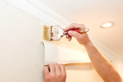 Pose de papier peint à Leurville — revêtements muraux et toiles de verre